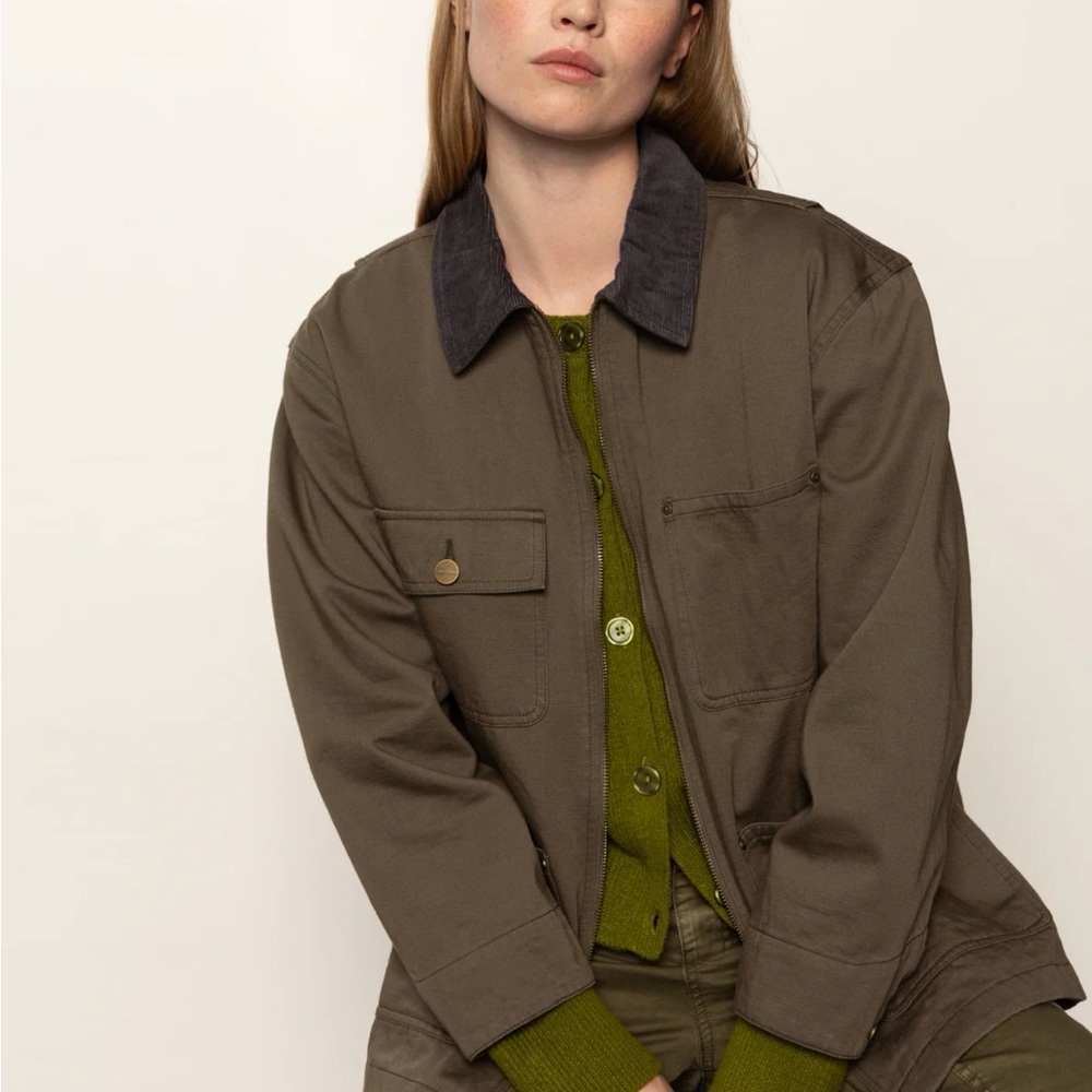 Sanctuary Barn Jacket in Burnt Olive